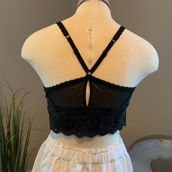 Aerie Black Longline Bralette - Size L - Picture 4 of 5